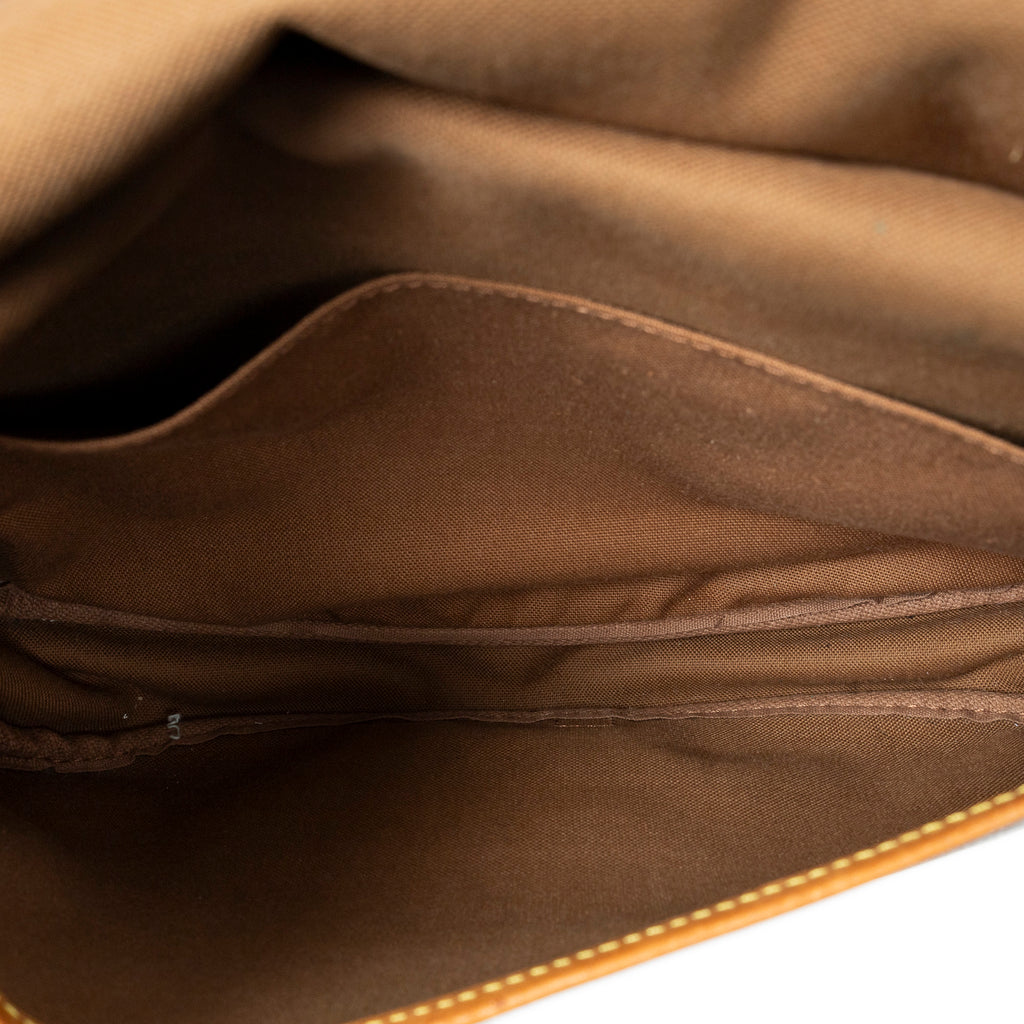 Shoulder Bag Saumur MM Brown Monogram Canvas