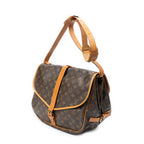 Shoulder Bag Saumur GM Brown Monogram Canvas