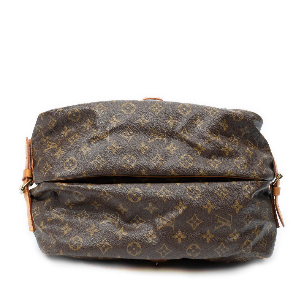 Shoulder Bag Saumur GM Brown Monogram Canvas