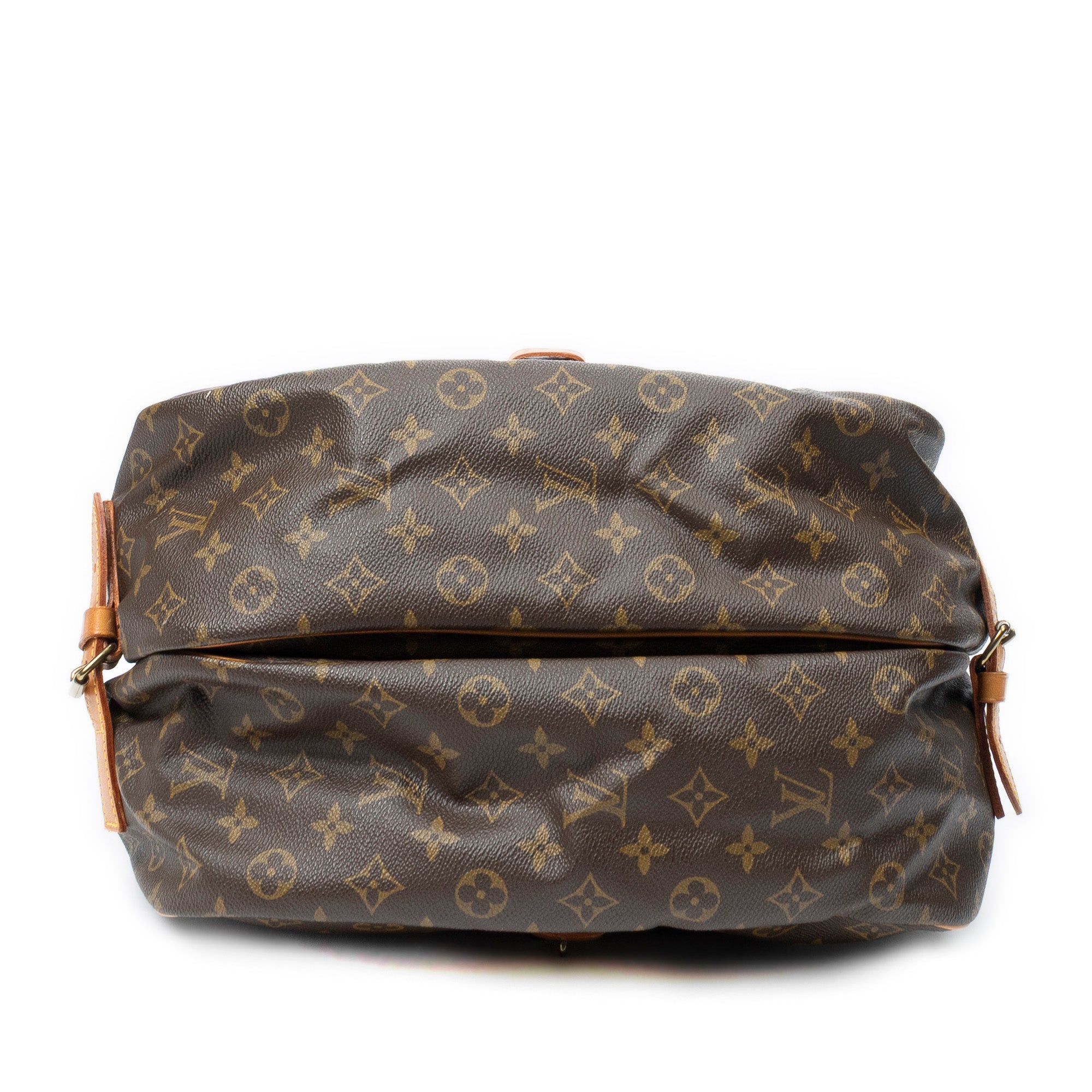 Shoulder Bag Saumur GM Brown Monogram Canvas
