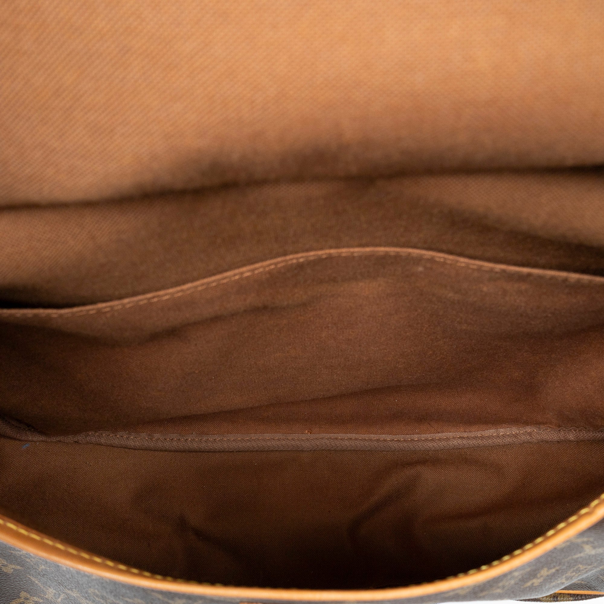 Shoulder Bag Saumur GM Brown Monogram Canvas