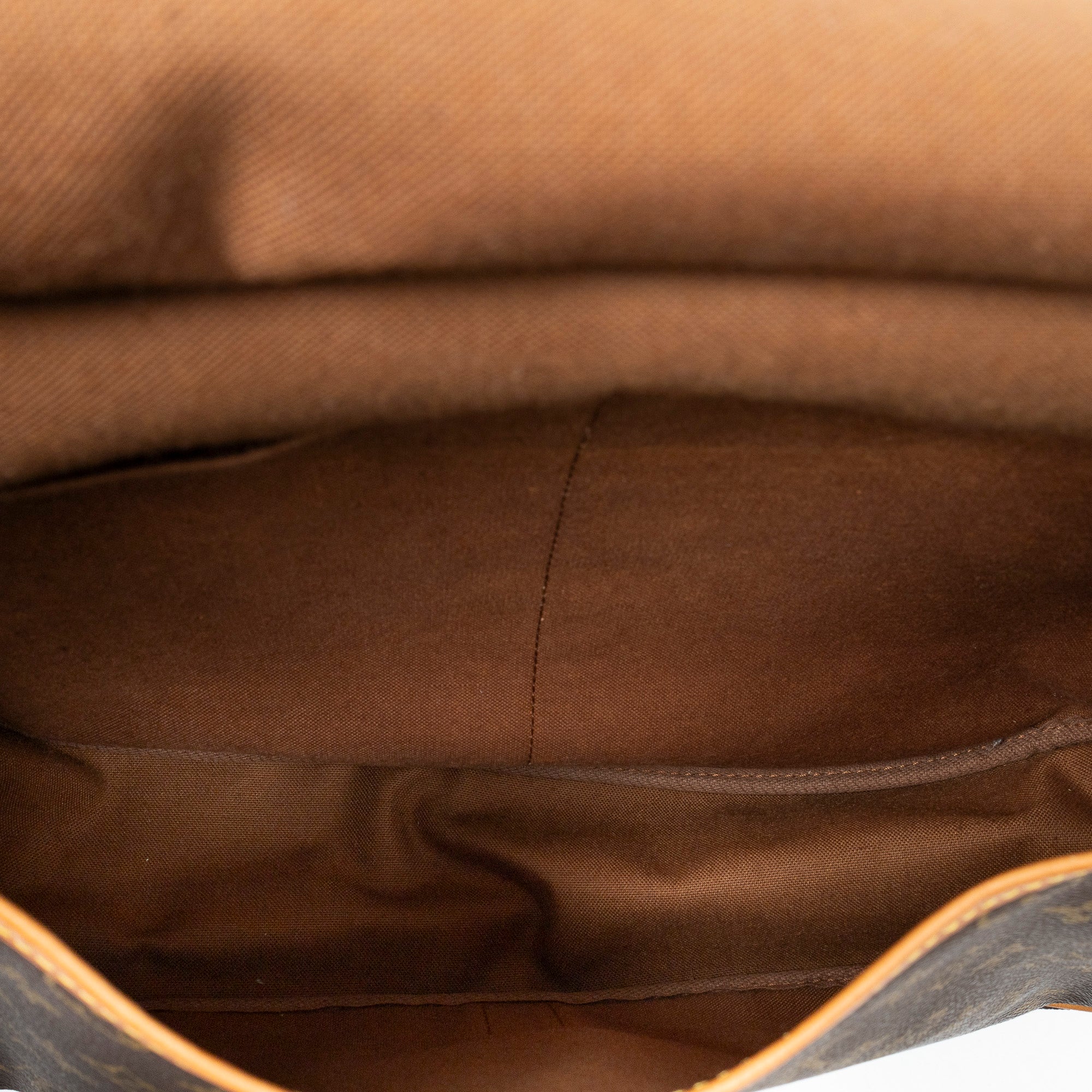 Shoulder Bag Saumur GM Brown Monogram Canvas