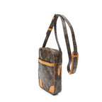 Shoulder Bag Danube Brown Monogram Canvas