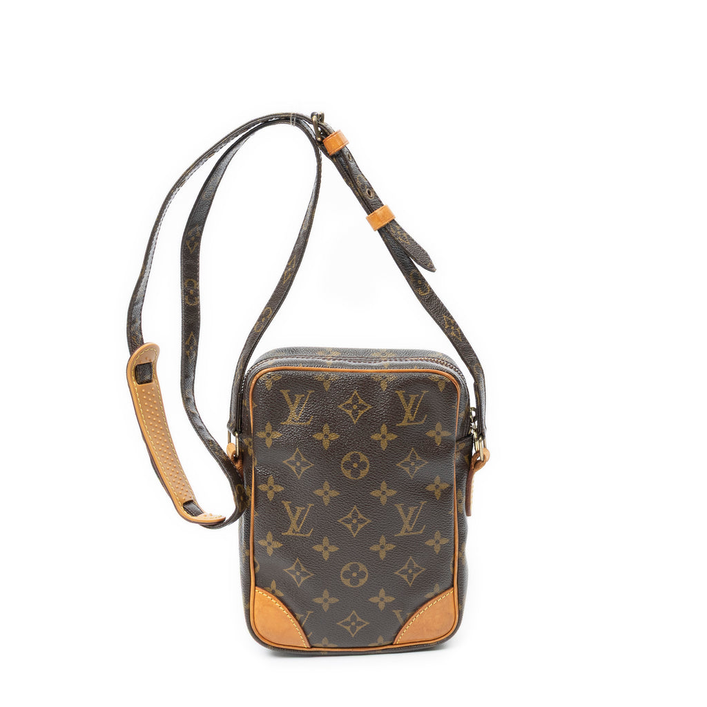 Shoulder Bag Danube Brown Monogram Canvas