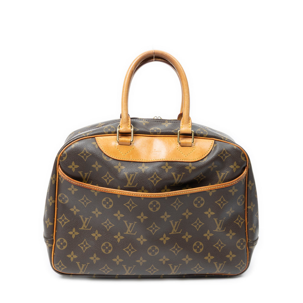Handbag Deauville Brown Monogram Canvas