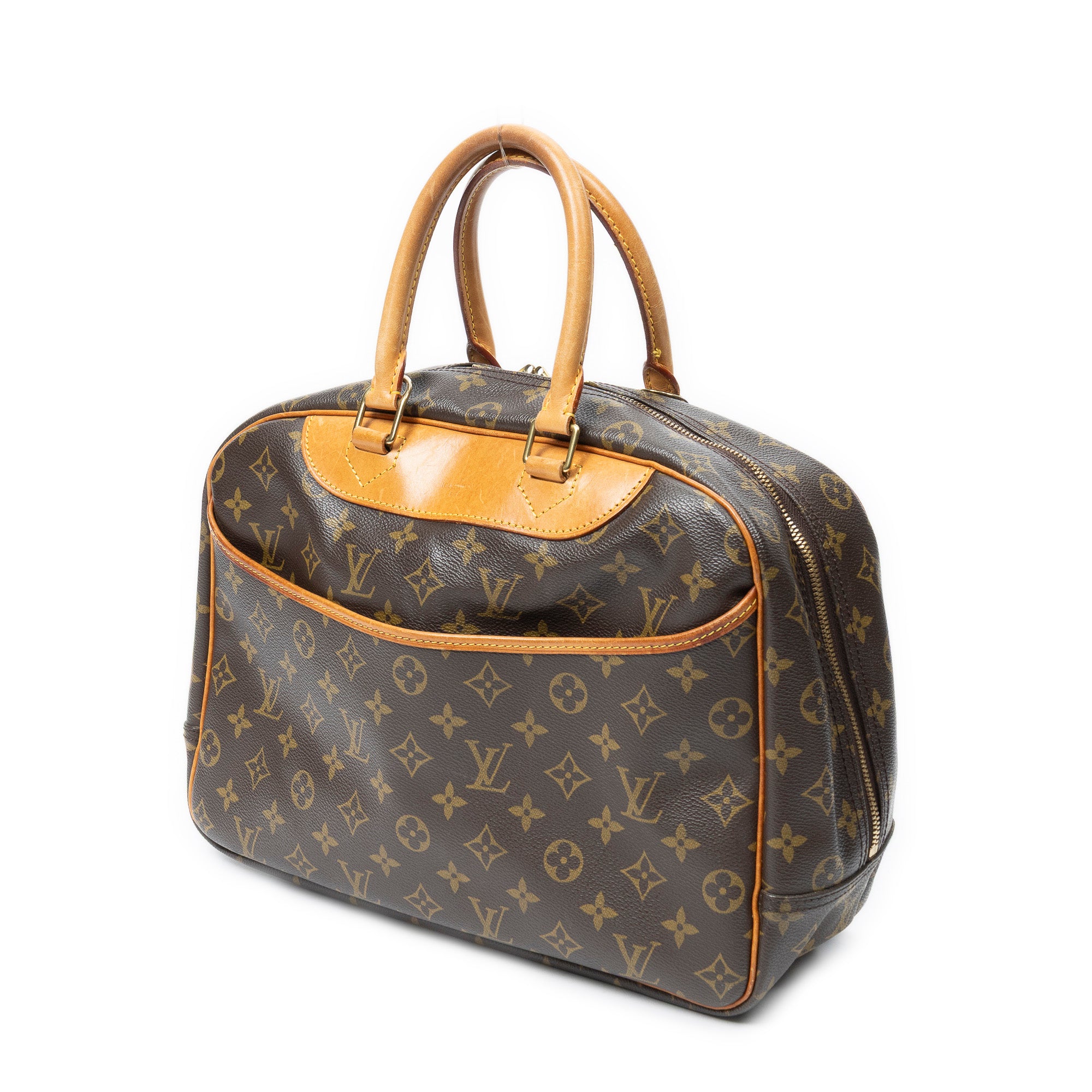 Handbag Deauville Brown Monogram Canvas