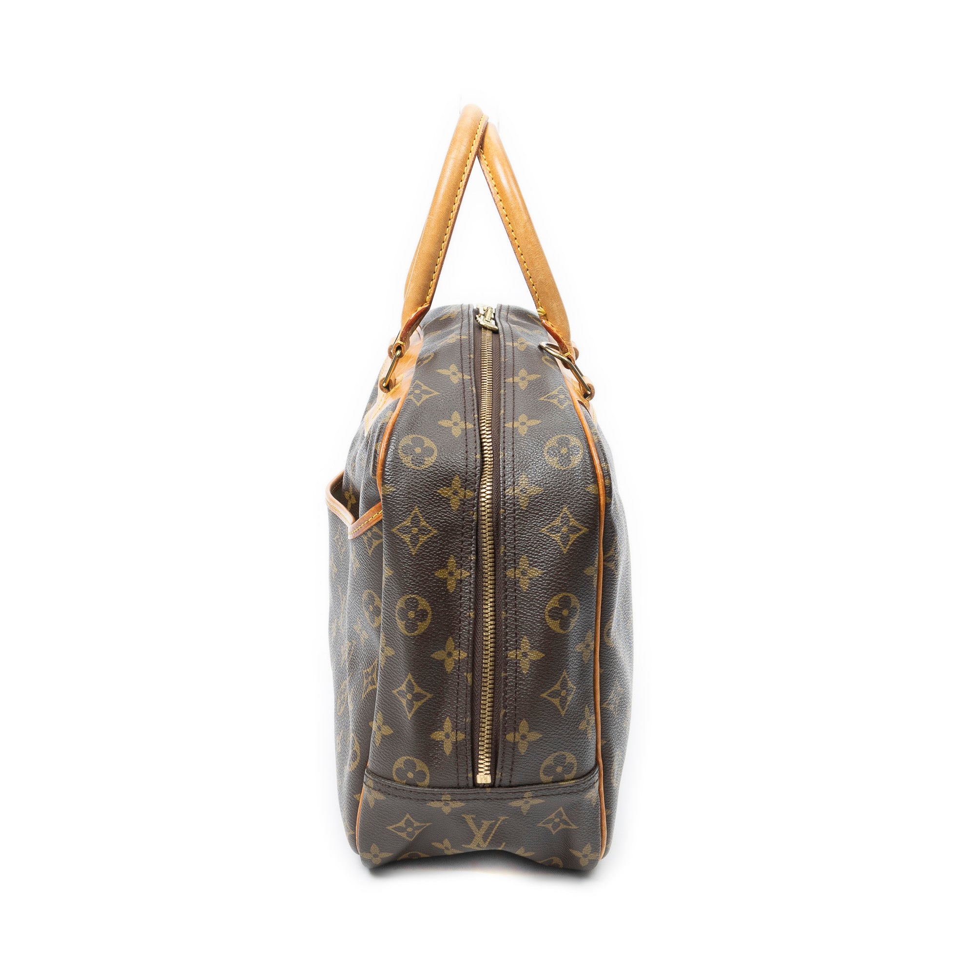 Handbag Deauville Brown Monogram Canvas