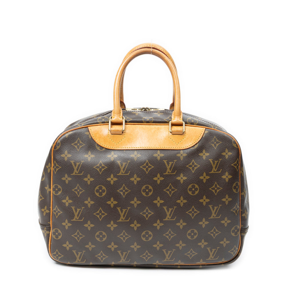 Handbag Deauville Brown Monogram Canvas