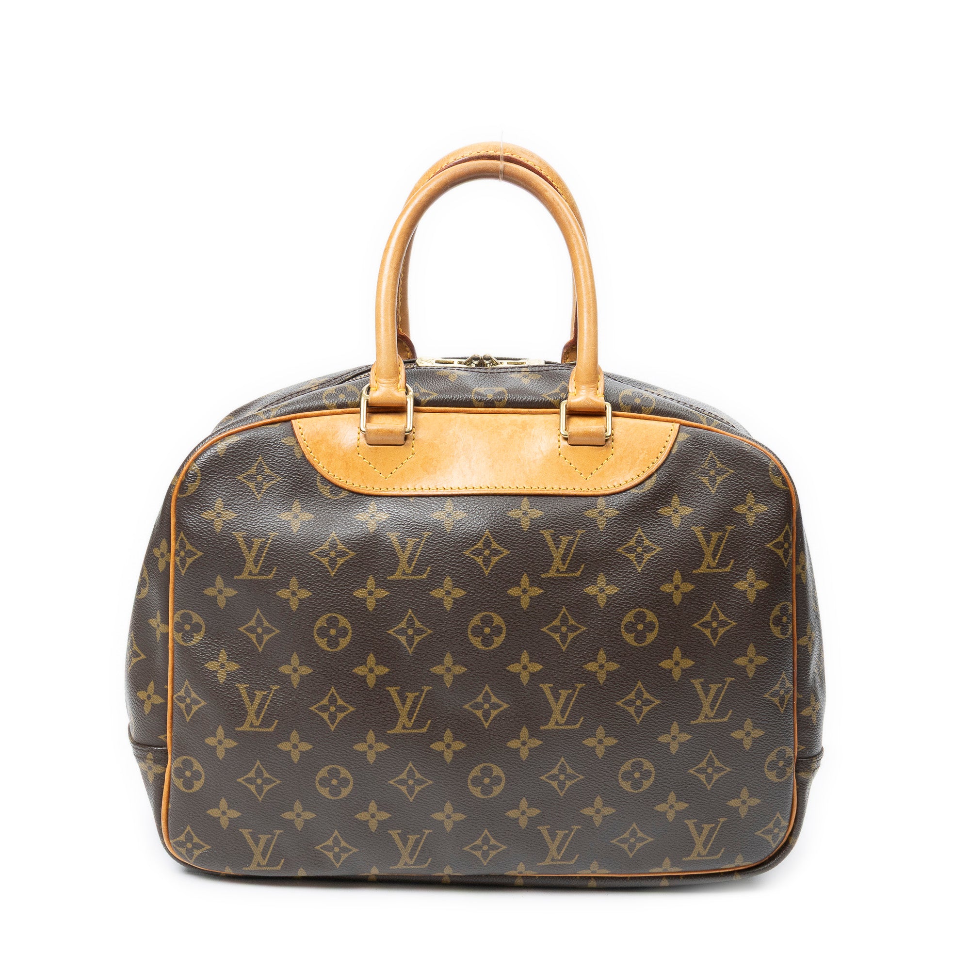 Handbag Deauville Brown Monogram Canvas