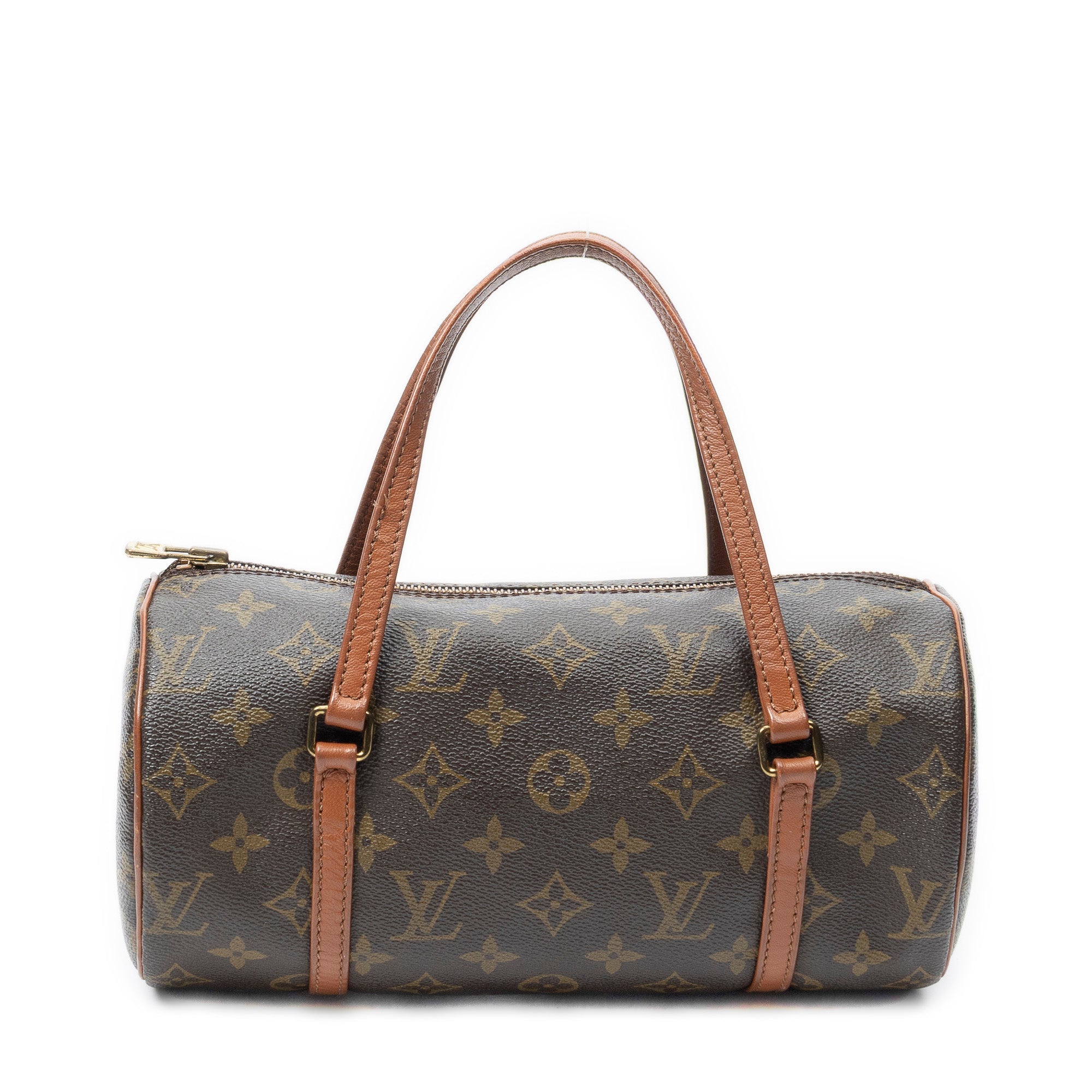 Shoulder Bag Papillon 26 Brown Monogram Canvas