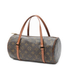 Shoulder Bag Papillon 26 Brown Monogram Canvas