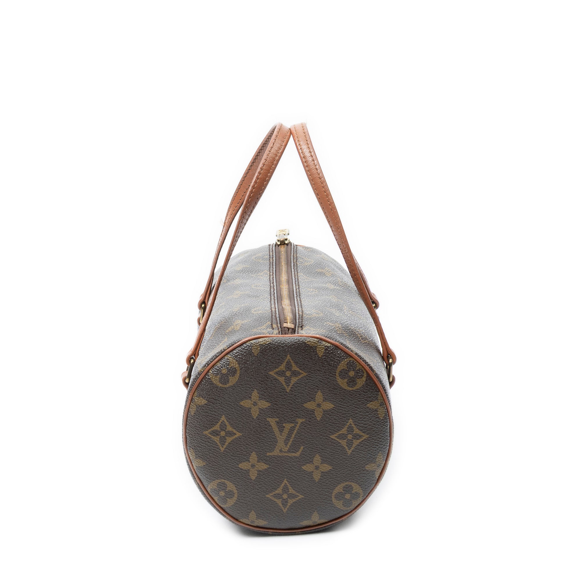 Shoulder Bag Papillon 26 Brown Monogram Canvas