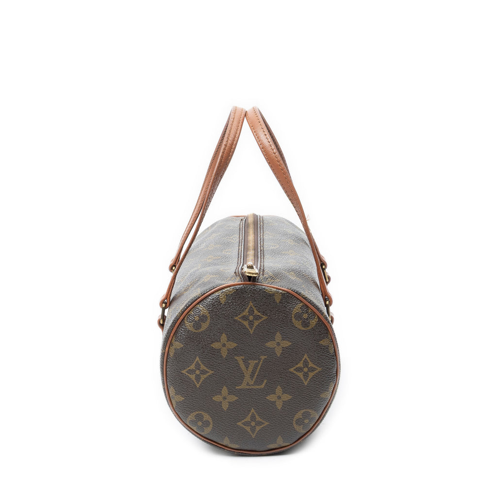 Shoulder Bag Papillon 26 Brown Monogram Canvas