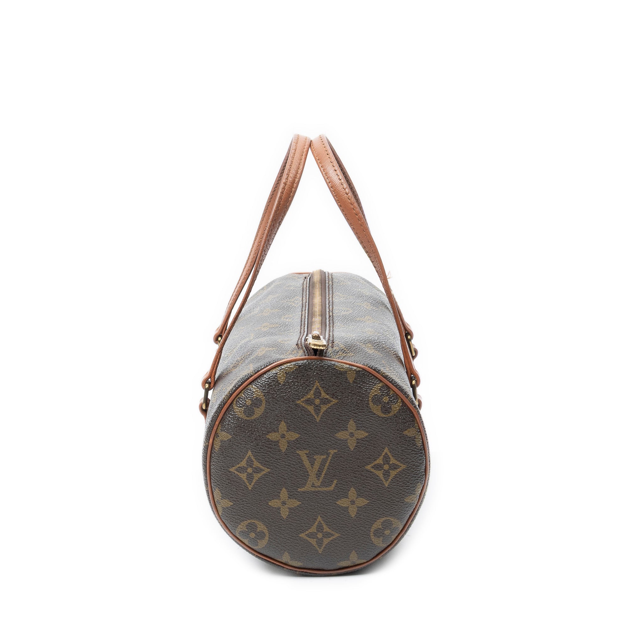 Shoulder Bag Papillon 26 Brown Monogram Canvas