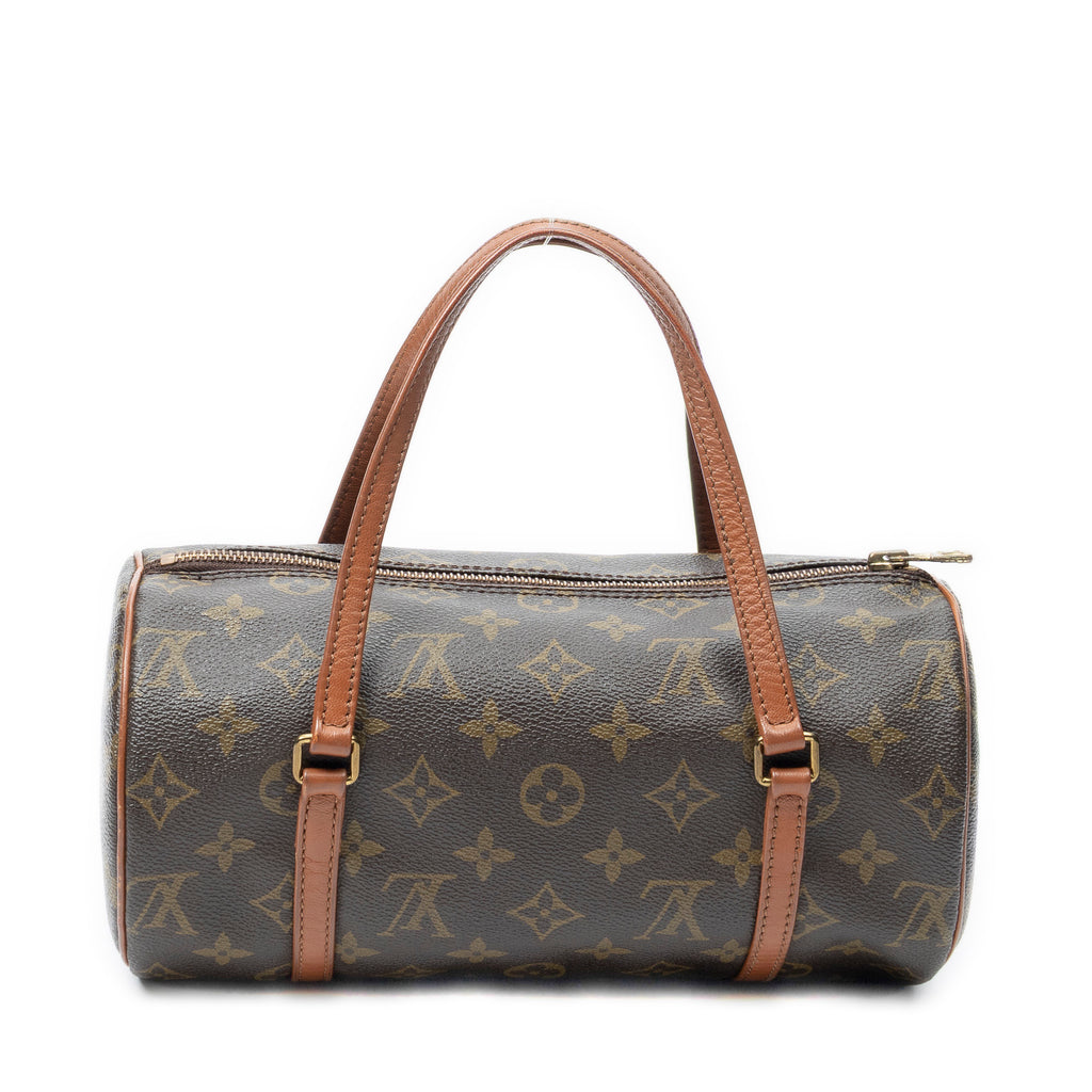 Shoulder Bag Papillon 26 Brown Monogram Canvas