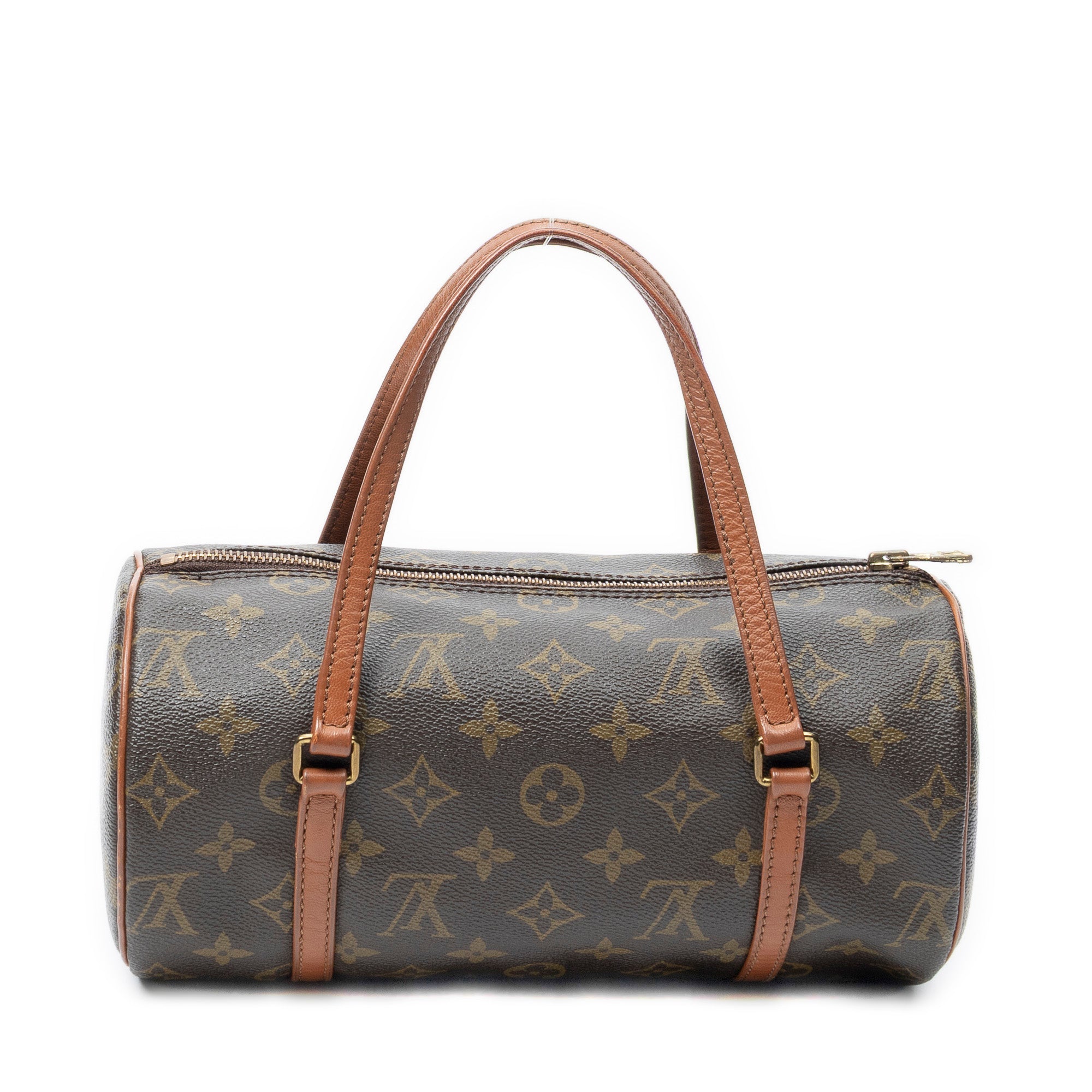 Shoulder Bag Papillon 26 Brown Monogram Canvas