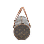 Handbag Papillon 26 Brown Monogram Canvas