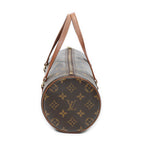 Handbag Papillon 26 Brown Monogram Canvas