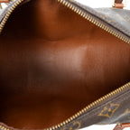 Handbag Papillon 26 Brown Monogram Canvas