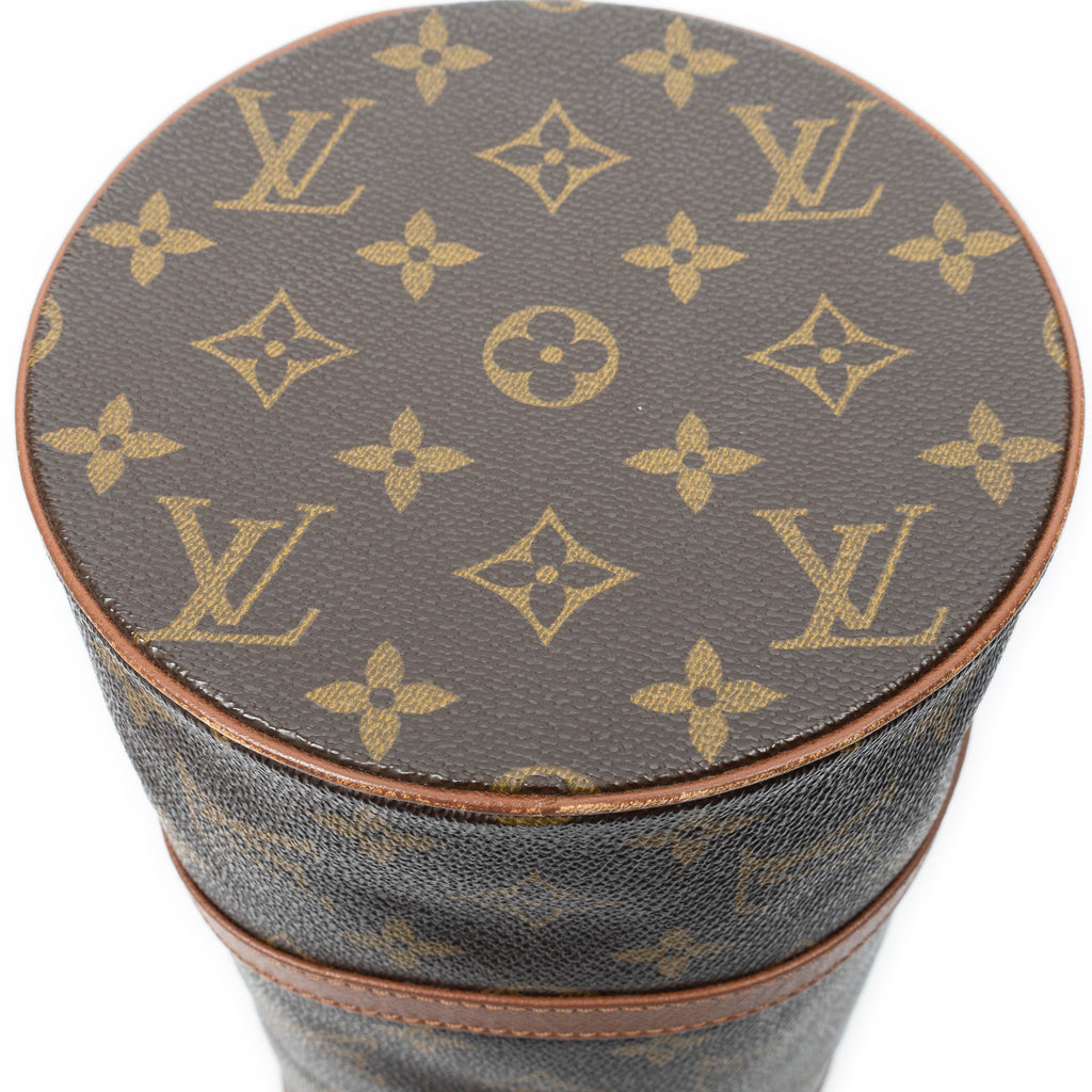 Handbag Papillon 30 Brown Monogram Canvas