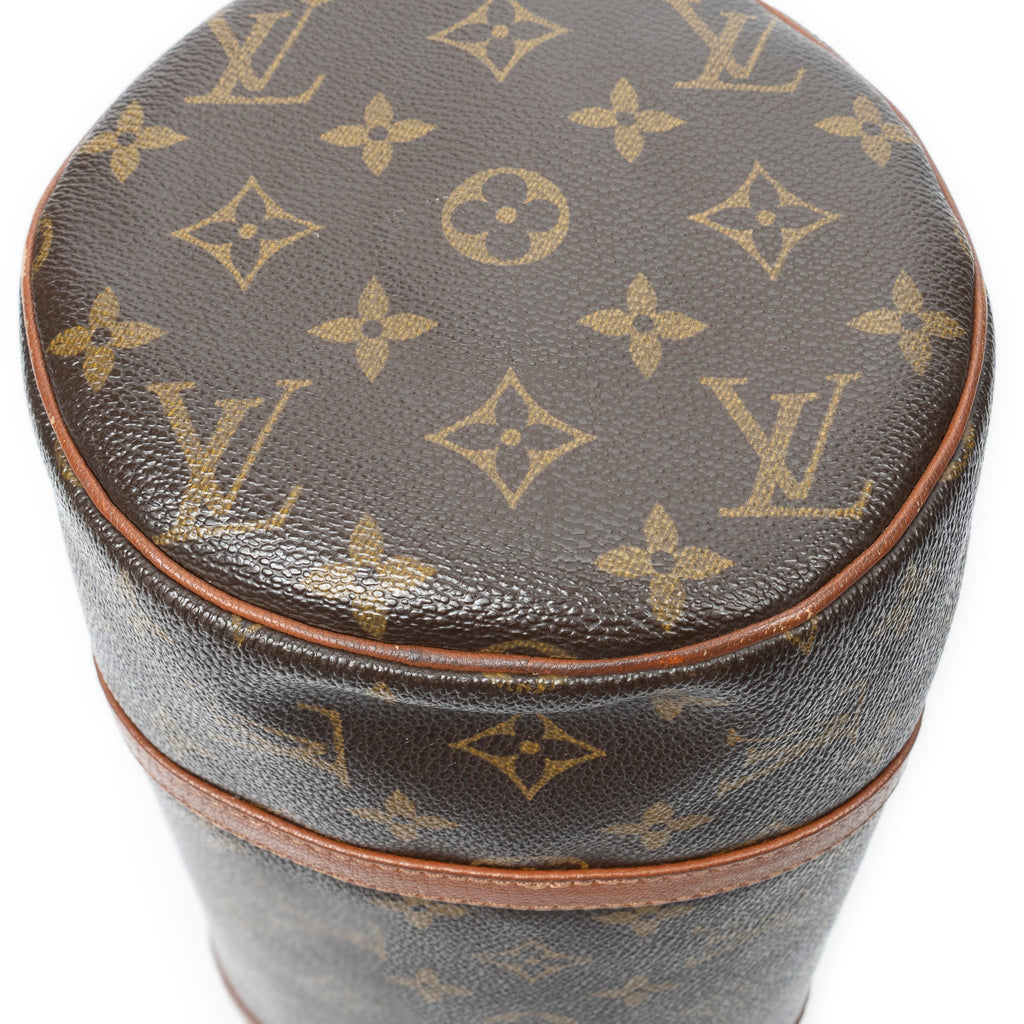 Handbag Papillon 30 Brown Monogram Canvas