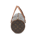 Handbag Papillon 26 Brown Monogram Canvas