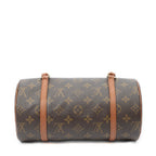 Handbag Papillon 26 Brown Monogram Canvas