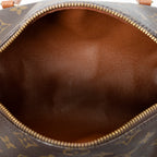 Handbag Papillon 26 Brown Monogram Canvas