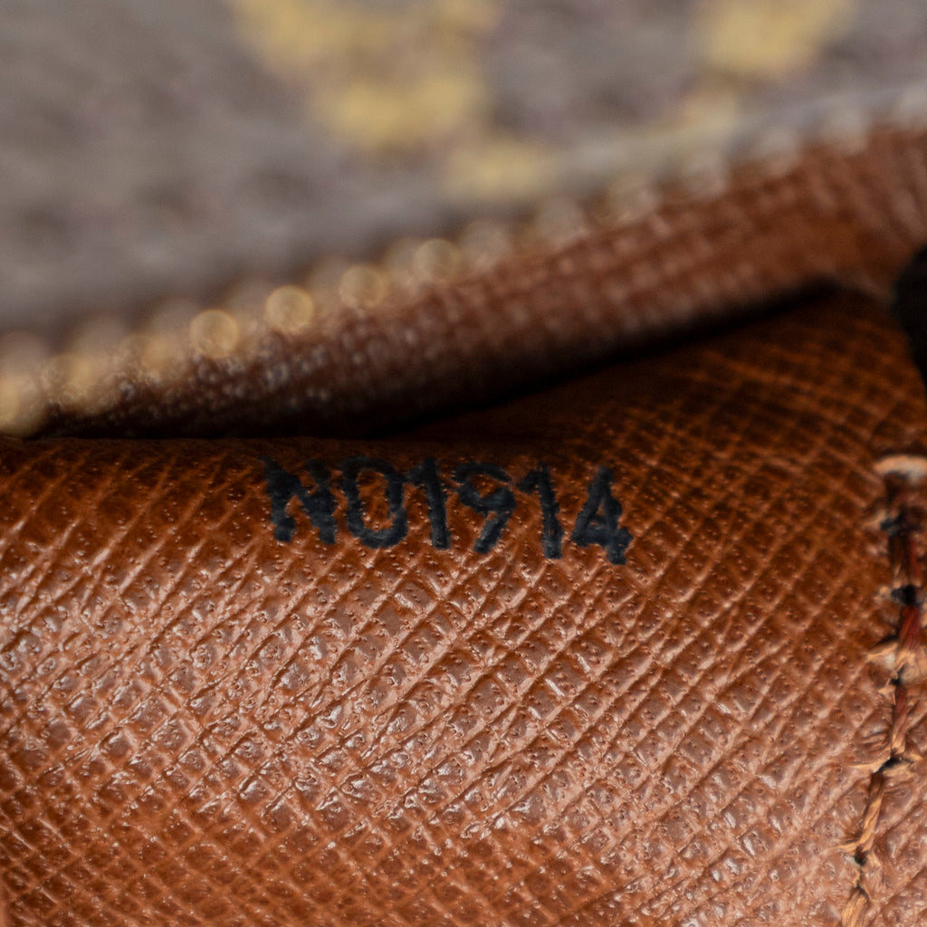 Handbag Papillon 26 Brown Monogram Canvas