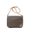 Shoulder Bag Musette Tango Brown Monogram Canvas
