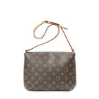 Shoulder Bag Musette Tango Brown Monogram Canvas