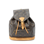 Backpack Montsouris MM Brown Monogram Canvas