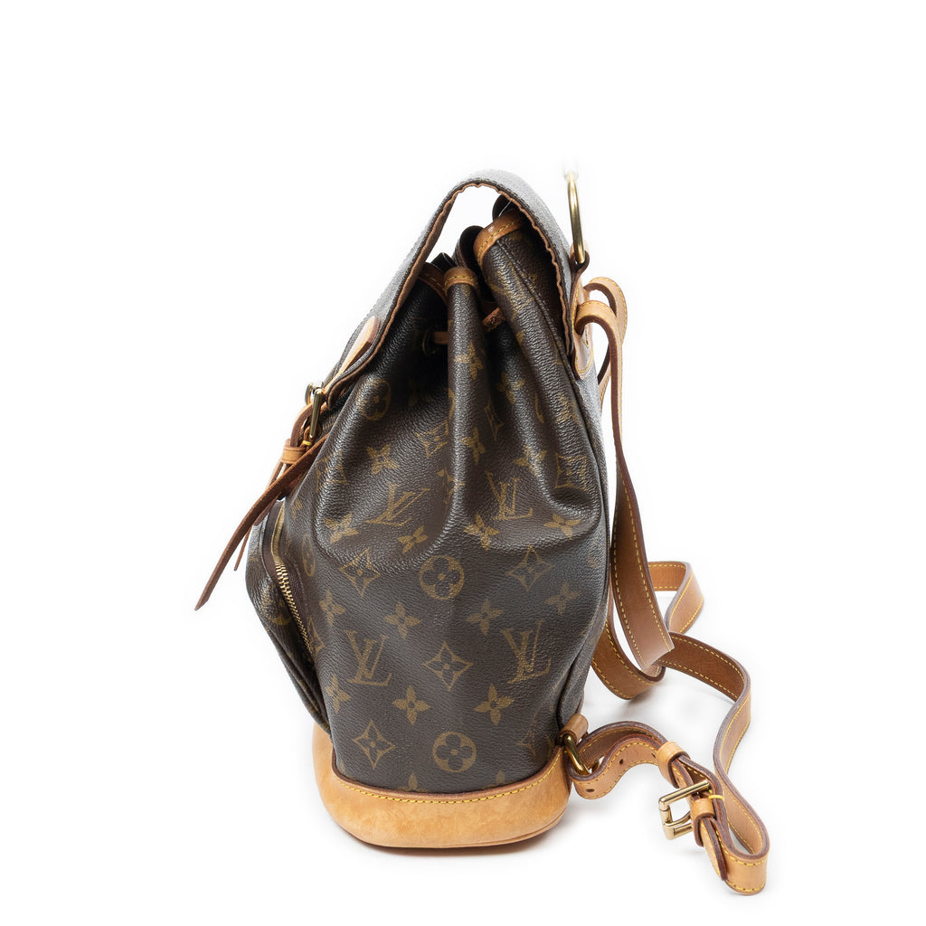 Backpack Montsouris MM Brown Monogram Canvas