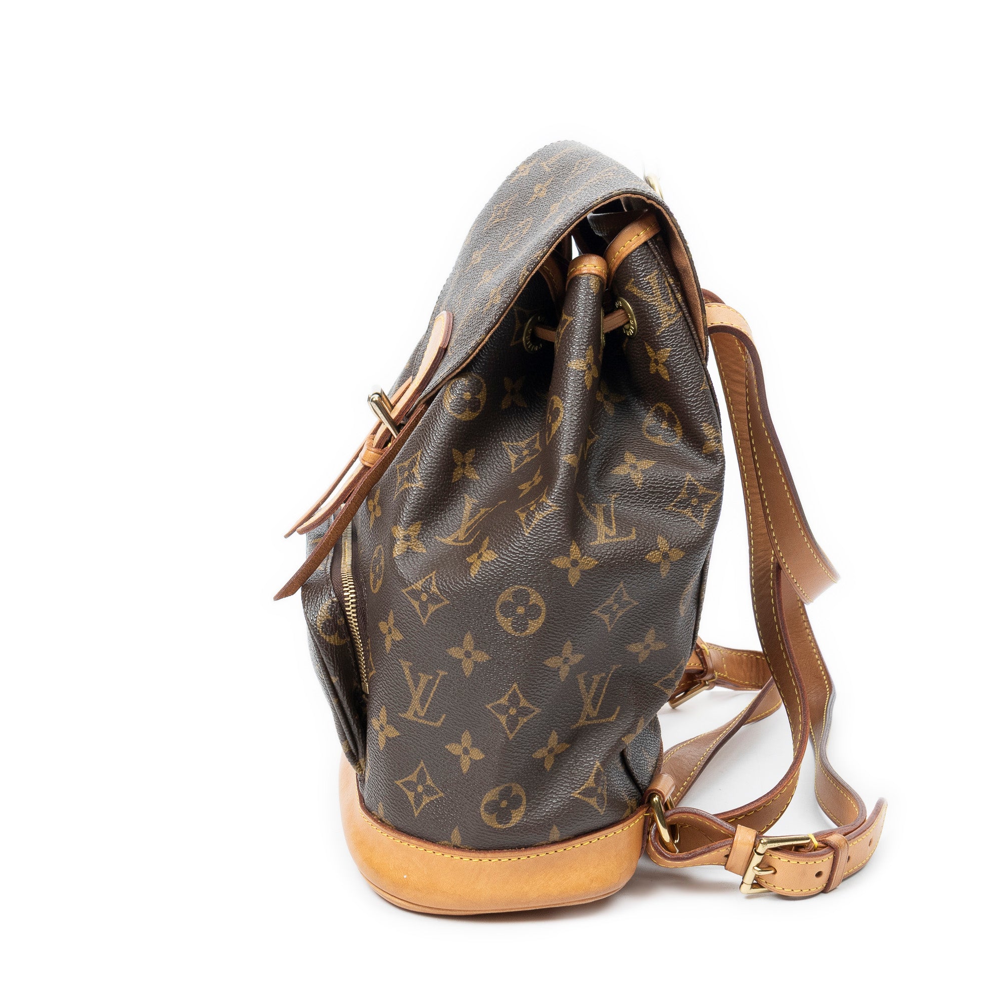 Backpack Montsouris MM Brown Monogram Canvas
