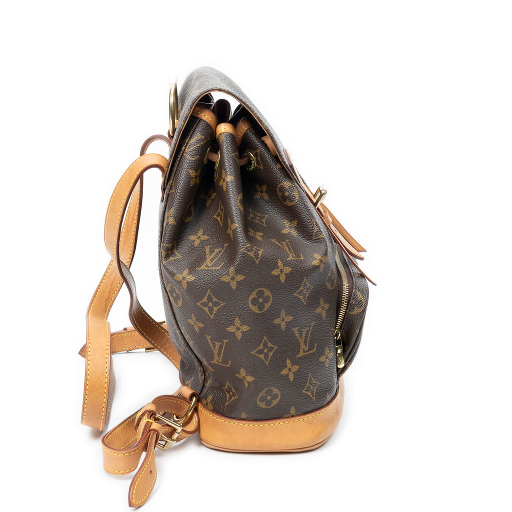 Backpack Montsouris MM Brown Monogram Canvas
