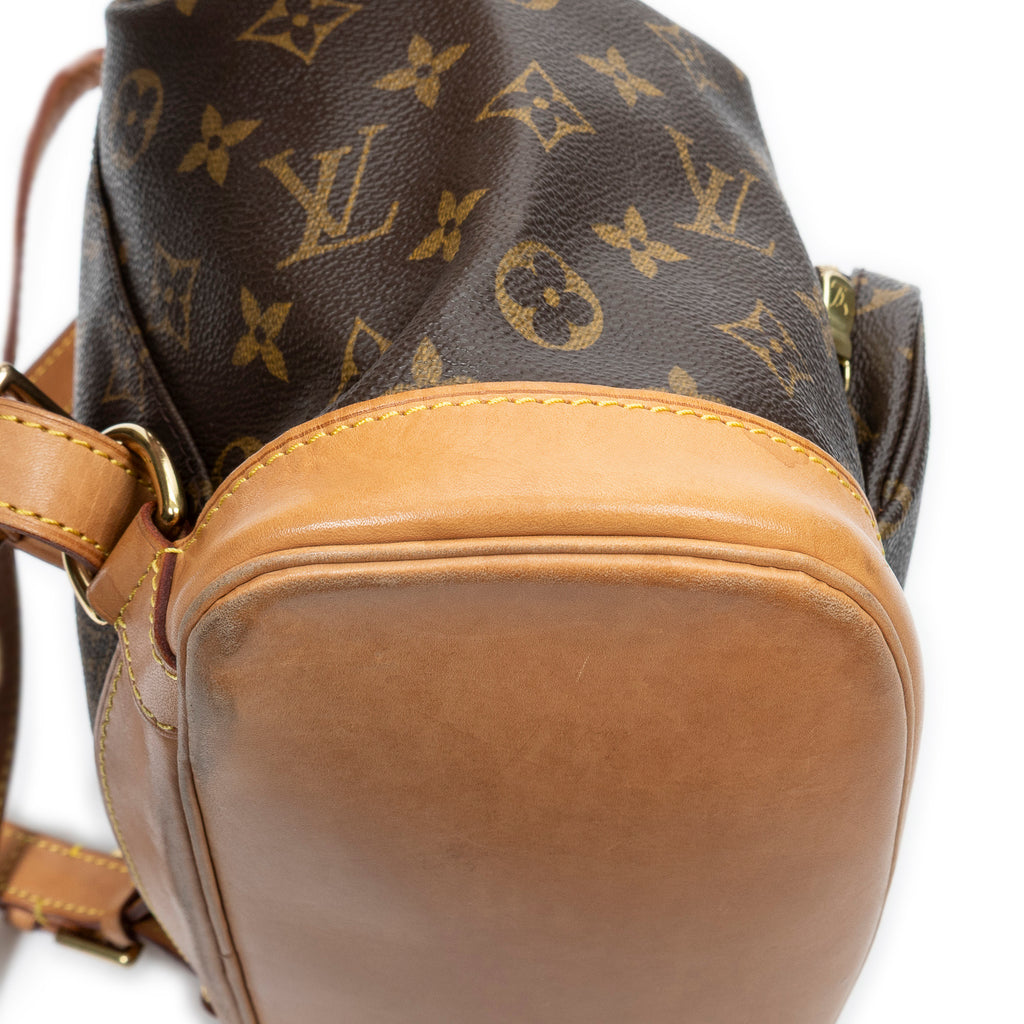 Backpack Montsouris MM Brown Monogram Canvas