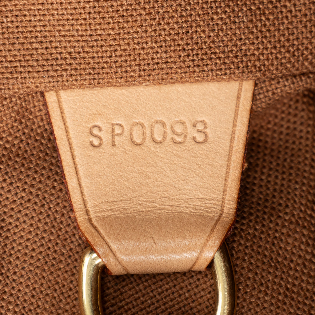 Backpack Montsouris MM Brown Monogram Canvas