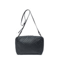 Shoulder Bag Large Nodini Crossbody Black Intrecciato Leather
