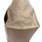 Shoulder Bag Medium Trapeze Light Brown Calfskin Leather