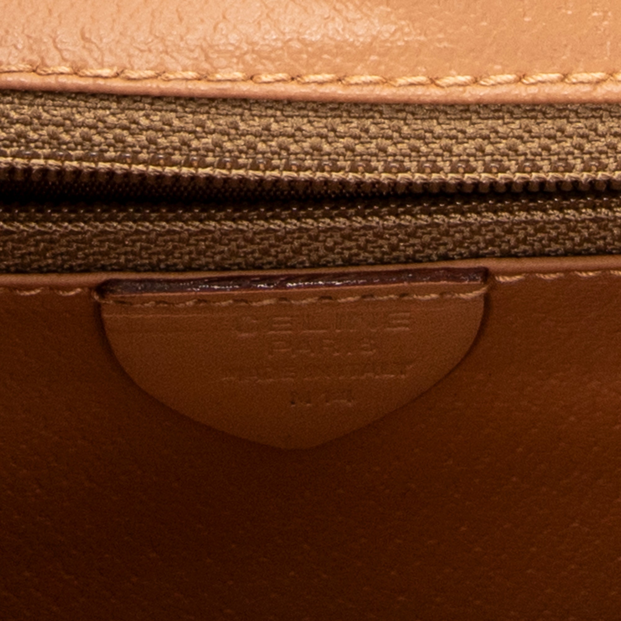 Shoulder Bag Vintage Flap Crossbody Brown Macadam Coated Canvas