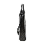 Shoulder Bag Medium Vertical Cabas Tote Black Triomphe Coated Canvas