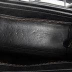 Shoulder Bag Nano Tricolor Luggage White Calfskin Leather