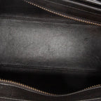 Shoulder Bag Nano Tricolor Luggage Blue Calfskin Leather