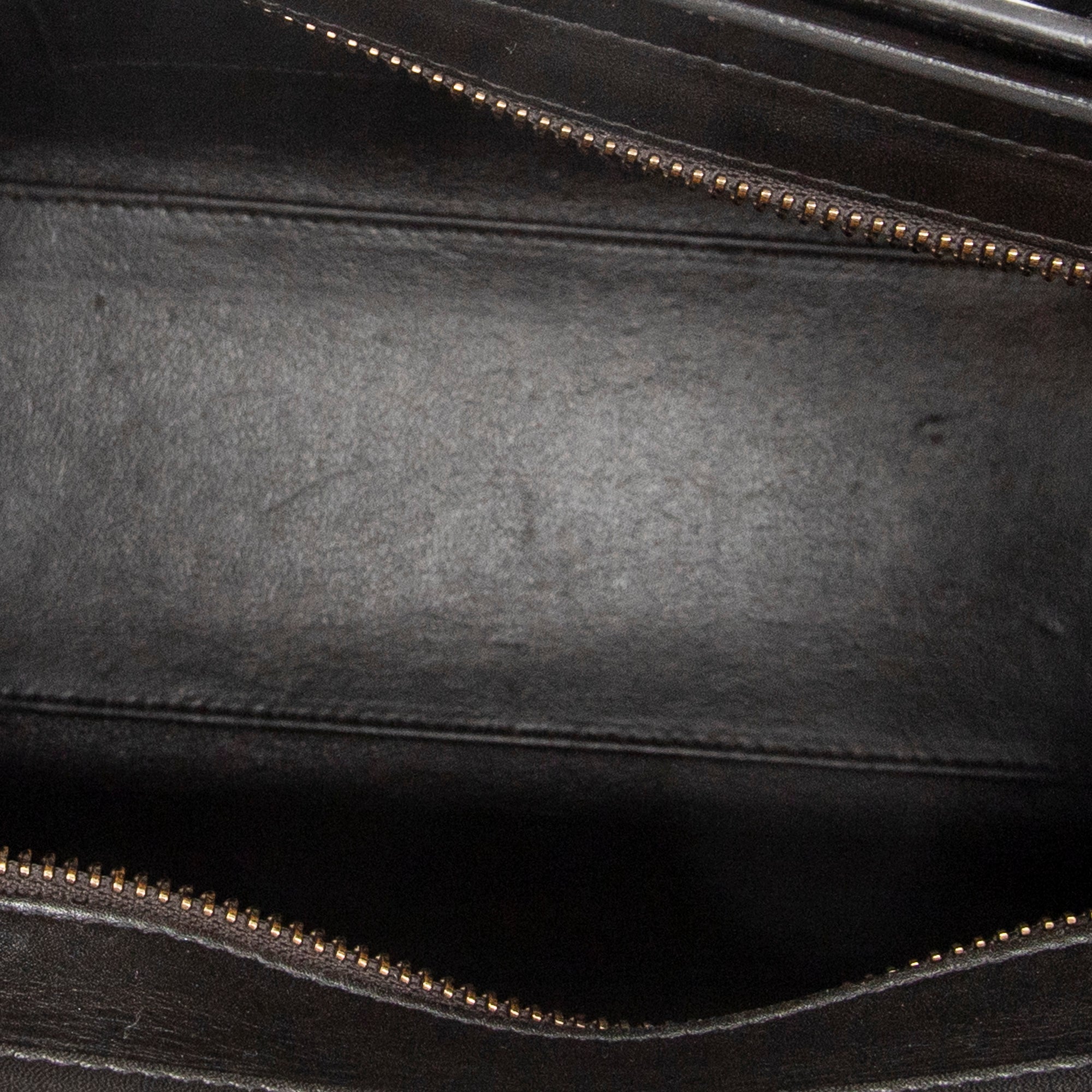 Shoulder Bag Nano Tricolor Luggage Blue Calfskin Leather