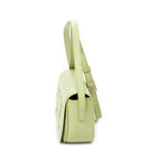 Shoulder Bag Folco Cuir Triomphe Bag Light Green Calfskin Leather