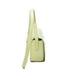 Shoulder Bag Folco Cuir Triomphe Bag Light Green Calfskin Leather