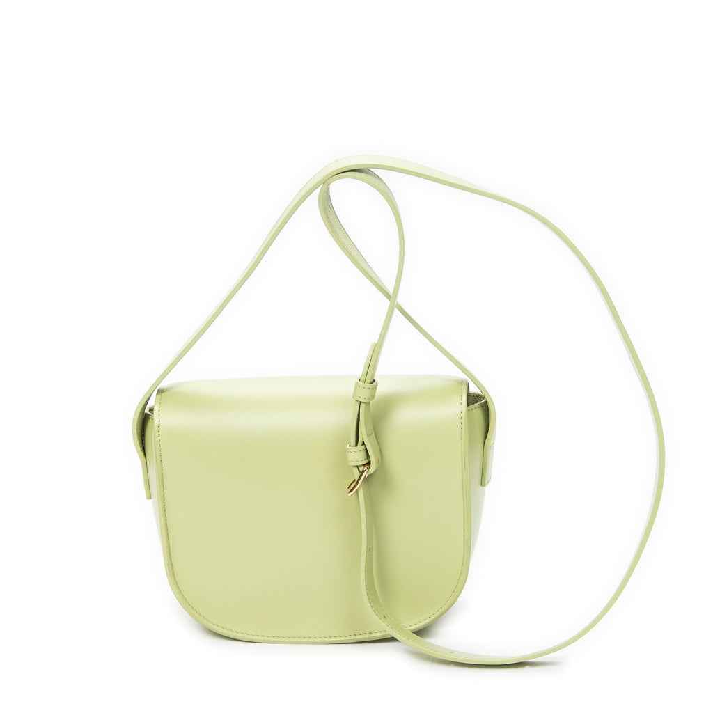 Shoulder Bag Folco Cuir Triomphe Bag Light Green Calfskin Leather