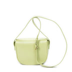 Shoulder Bag Folco Cuir Triomphe Bag Light Green Calfskin Leather