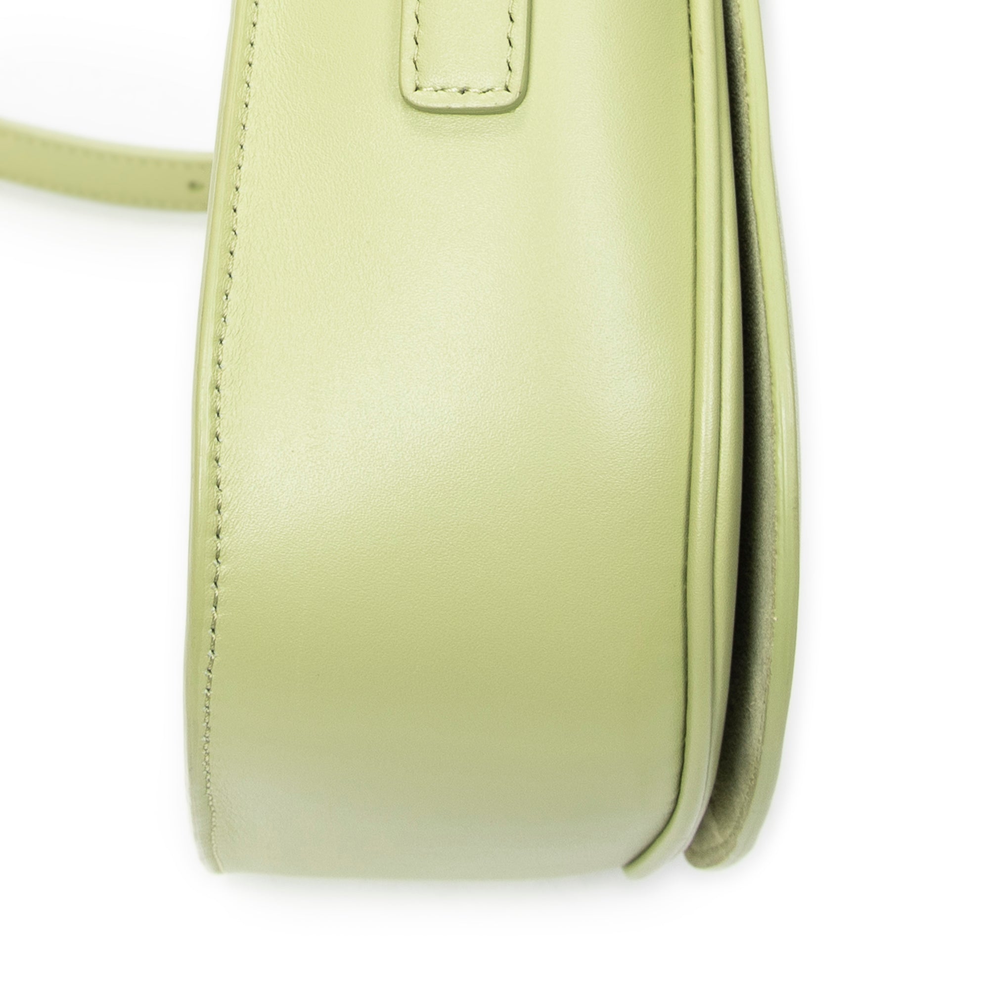 Shoulder Bag Folco Cuir Triomphe Bag Light Green Calfskin Leather