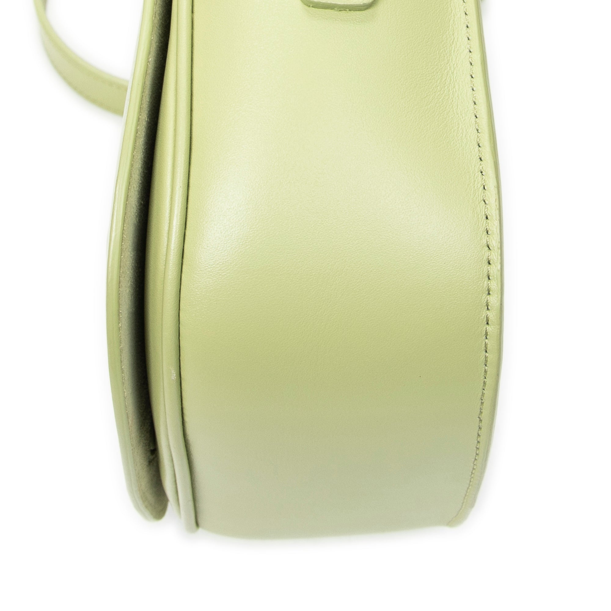 Shoulder Bag Folco Cuir Triomphe Bag Light Green Calfskin Leather